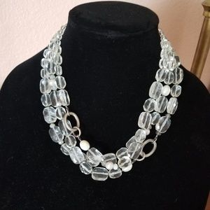 Silpada Glass Sterling Layered Necklace
